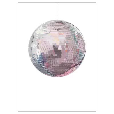Lámina Bild con bola de discoteca