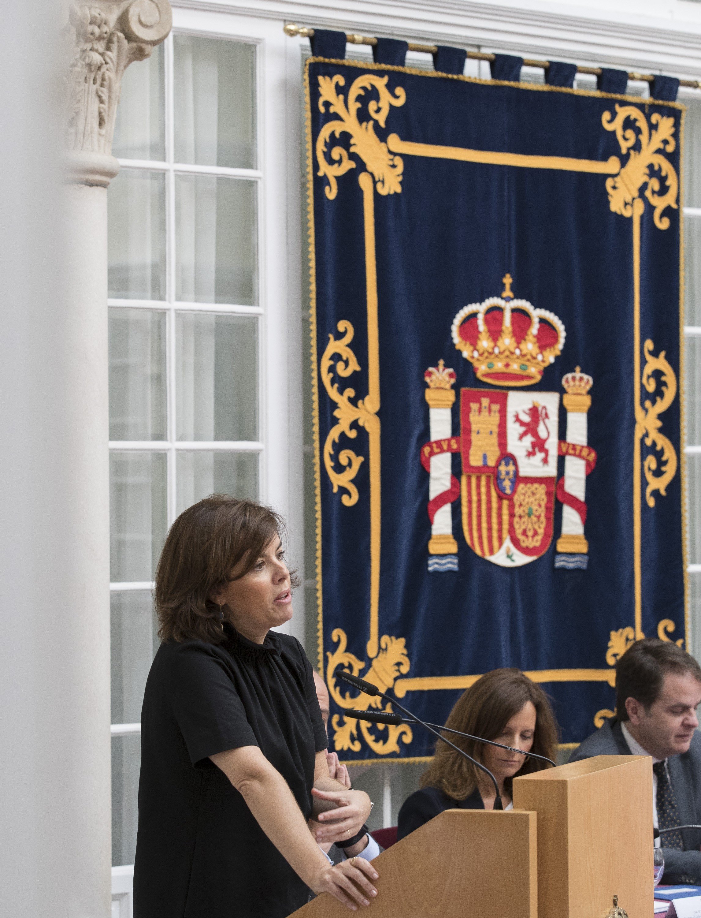 Sáenz de Santamaría veu "radicalització" en el Govern i insisteix en el 'no' al referèndum