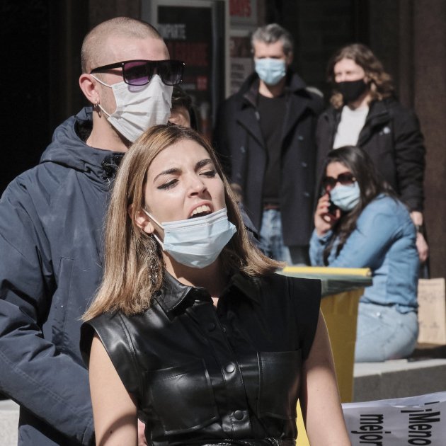 EuropaPress joven intervencion discurso neonazi isabel peralta manifestacion