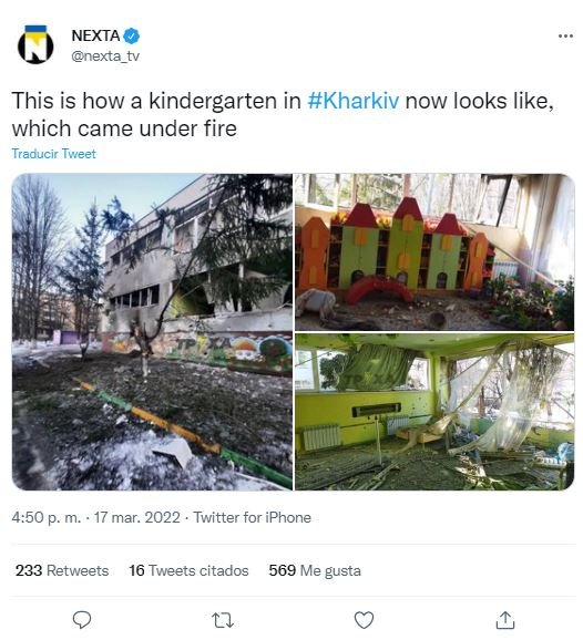 Guerra Rusia Ucrania Tuit