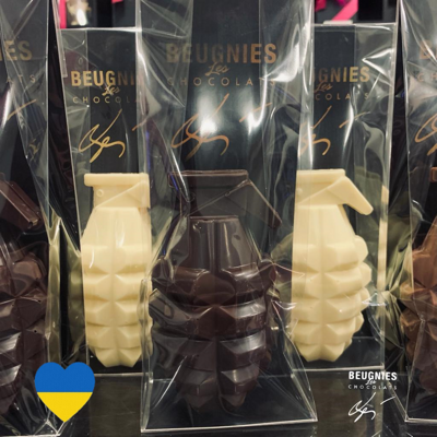 Granada de chocolate belga Beugnies Les Chocolats
