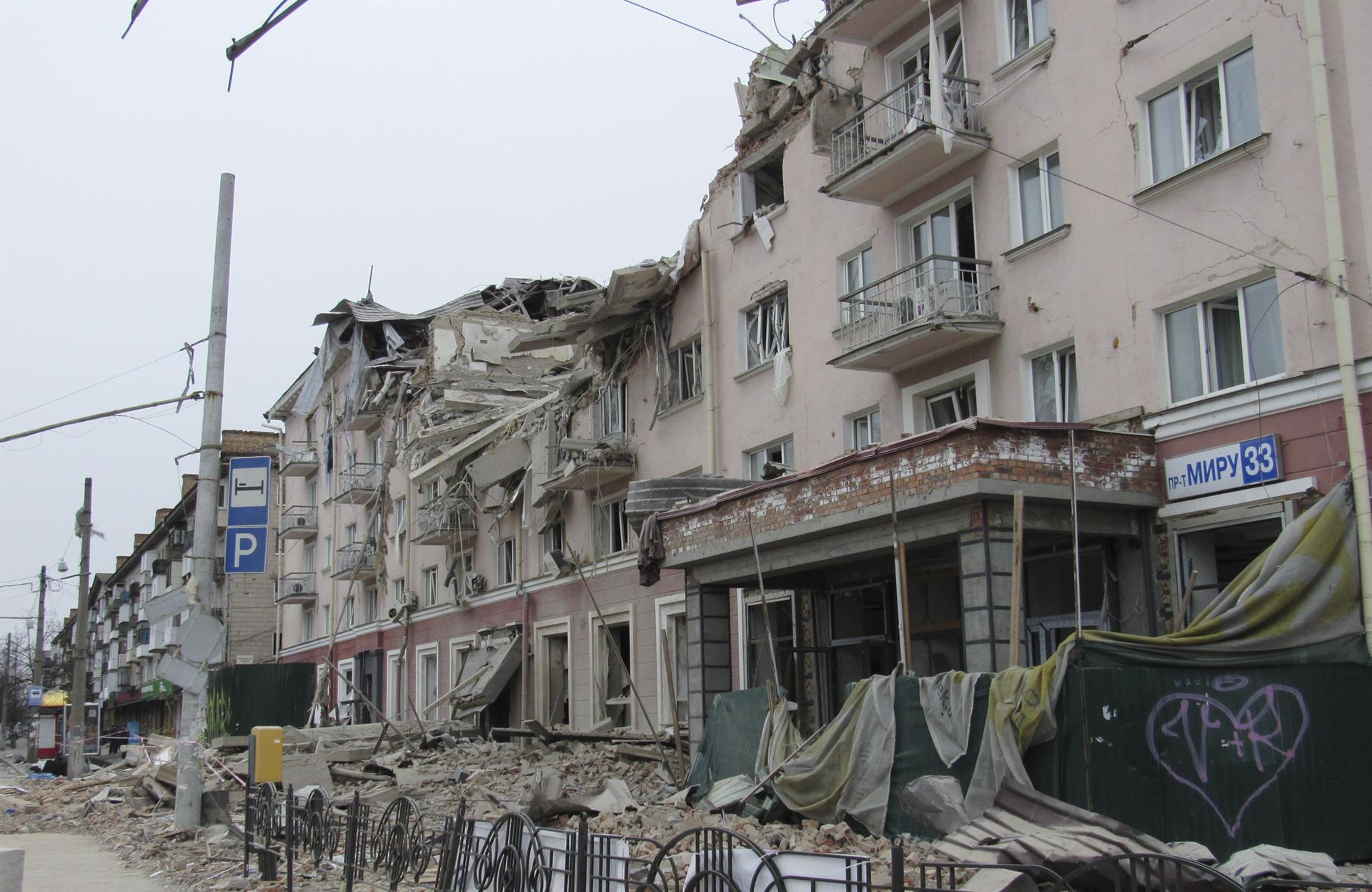Un medio estatal chino denuncia los ataques rusos contra civiles en Ucrania