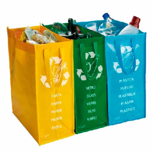 Set de bosses|borses de reciclatge