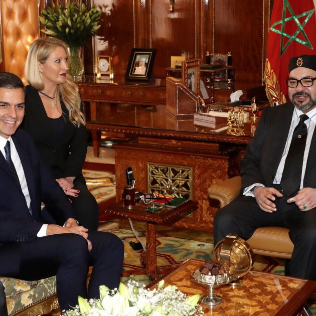Pedro Sanchez Mohamed VI Rabat Marruecos 2018 Ballesteros EFE