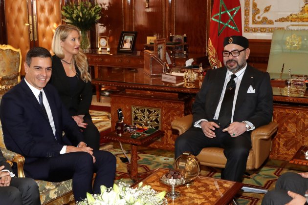Pedro Sanchez Mohamed VI Rabat Marruecos 2018 Ballesteros EFE