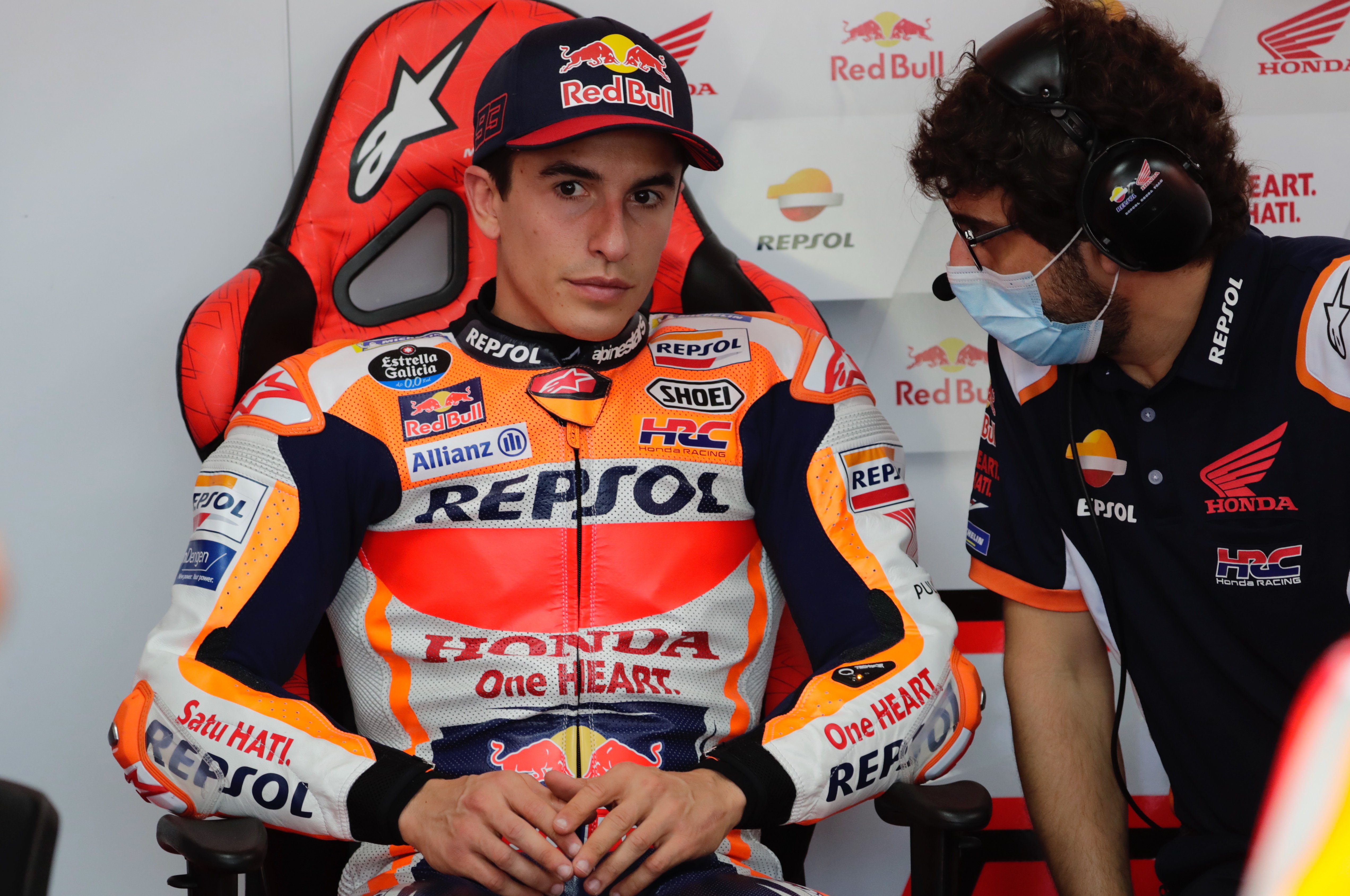 Marc Márquez sufre un traumatismo craneoencefálico después de una dura caída en Indonesia