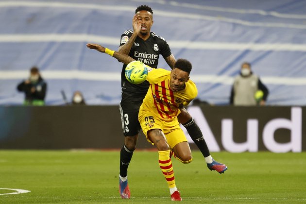 militao aubameyang clasico real madrid barca efe