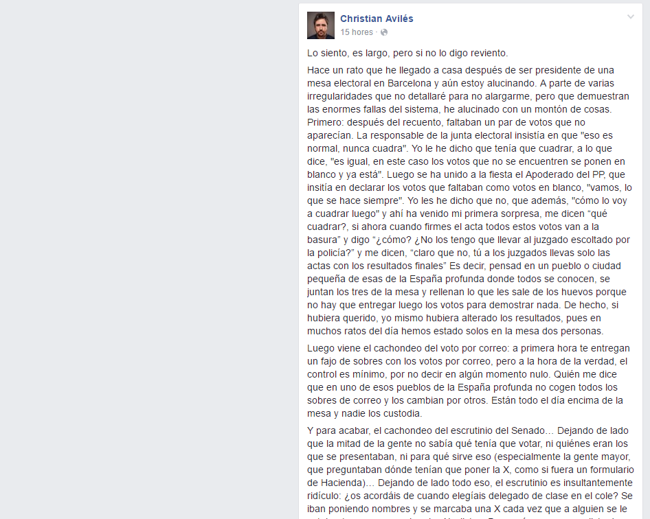 ¿Fraude electoral? Nada más fácil