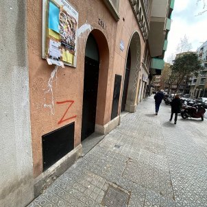 Pintadas prorrusas en Catalunya: los Mossos investigan la aparición de la 'Z' en Barcelona