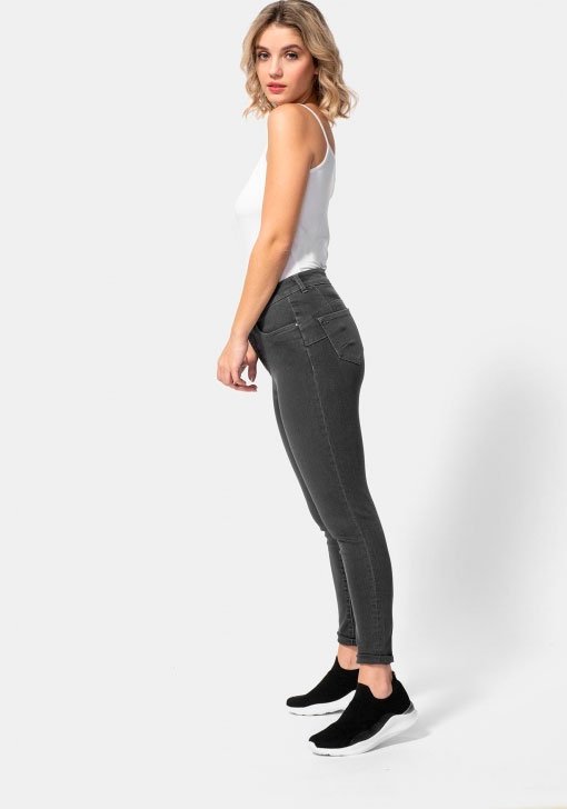 Pantalons texà|vaquer push up sostenible de Dona TEX2