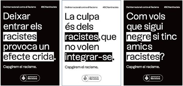 campaña contra racismo barcelona ajbcn