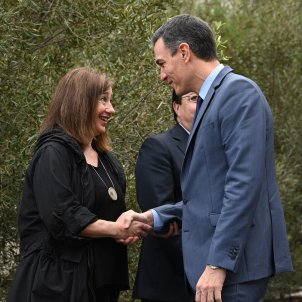 Presidenta del Govern balear, Francina Armengol, con presidente del Gobierno, Pedro Sánchez   Europa Press