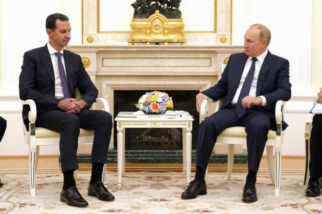 Vladimir Putin Bashar Al-Assad Europa Press