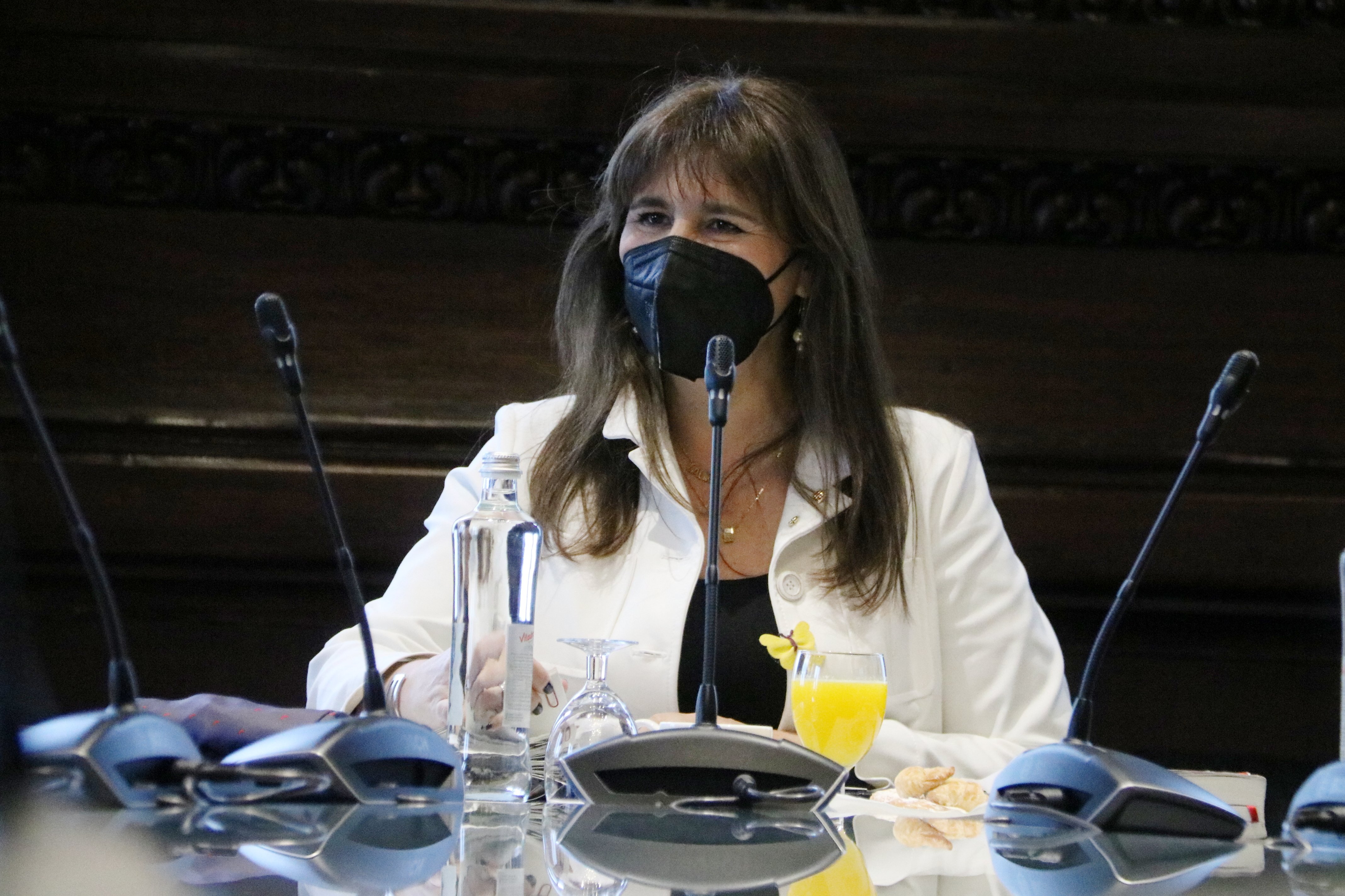 Borràs pide la dimisión de Sánchez, Marlaska y Robles por el CatalanGate