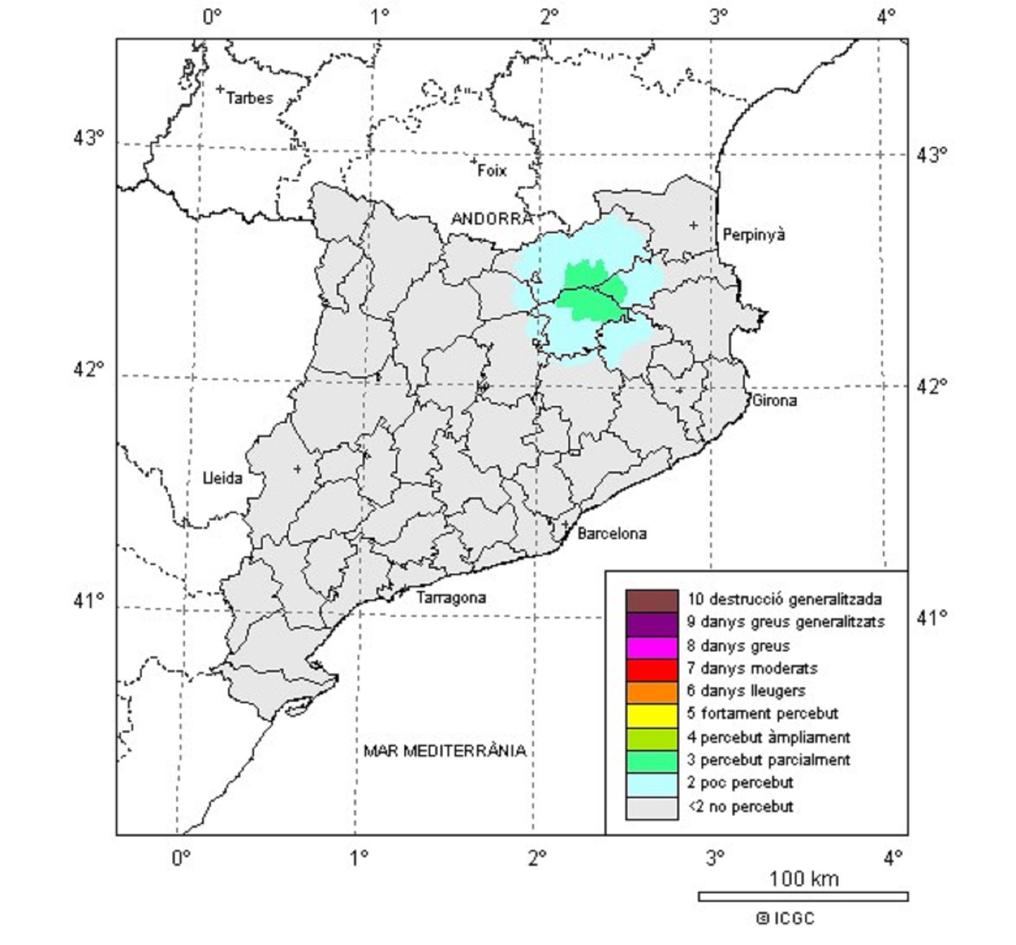 Un terremoto de magnitud 3,4 hace temblar el Ripollès y las comarcas colindantes