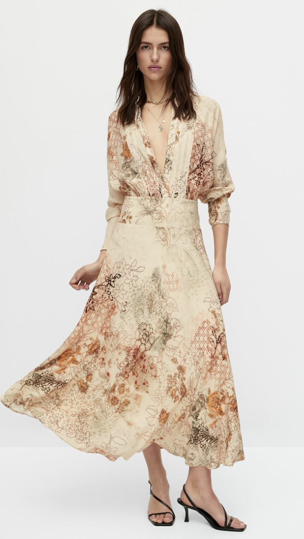 vestit estampat flors 