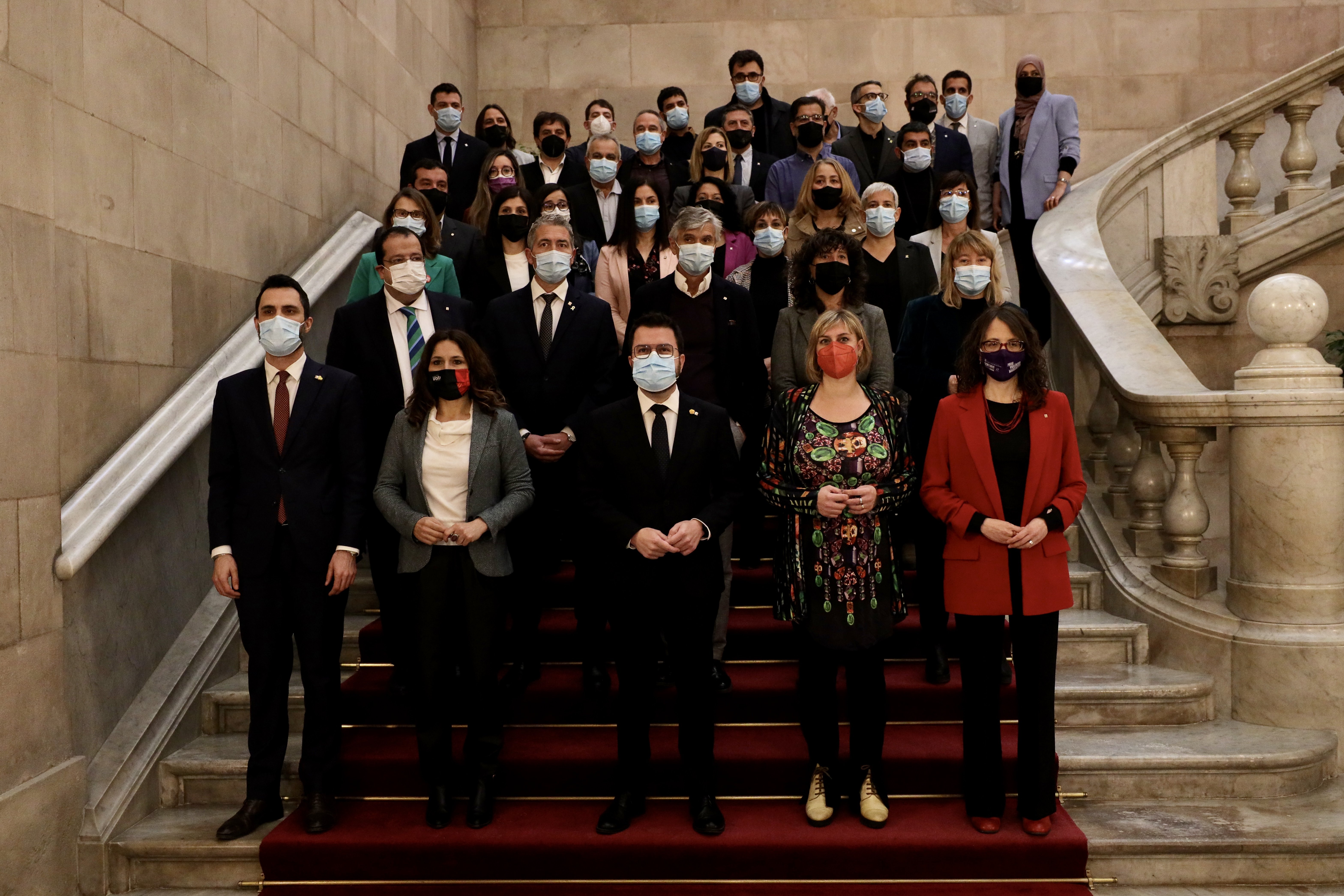 Enganxada al Govern per la protesta contra la sentència que imposa el 25% de castellà