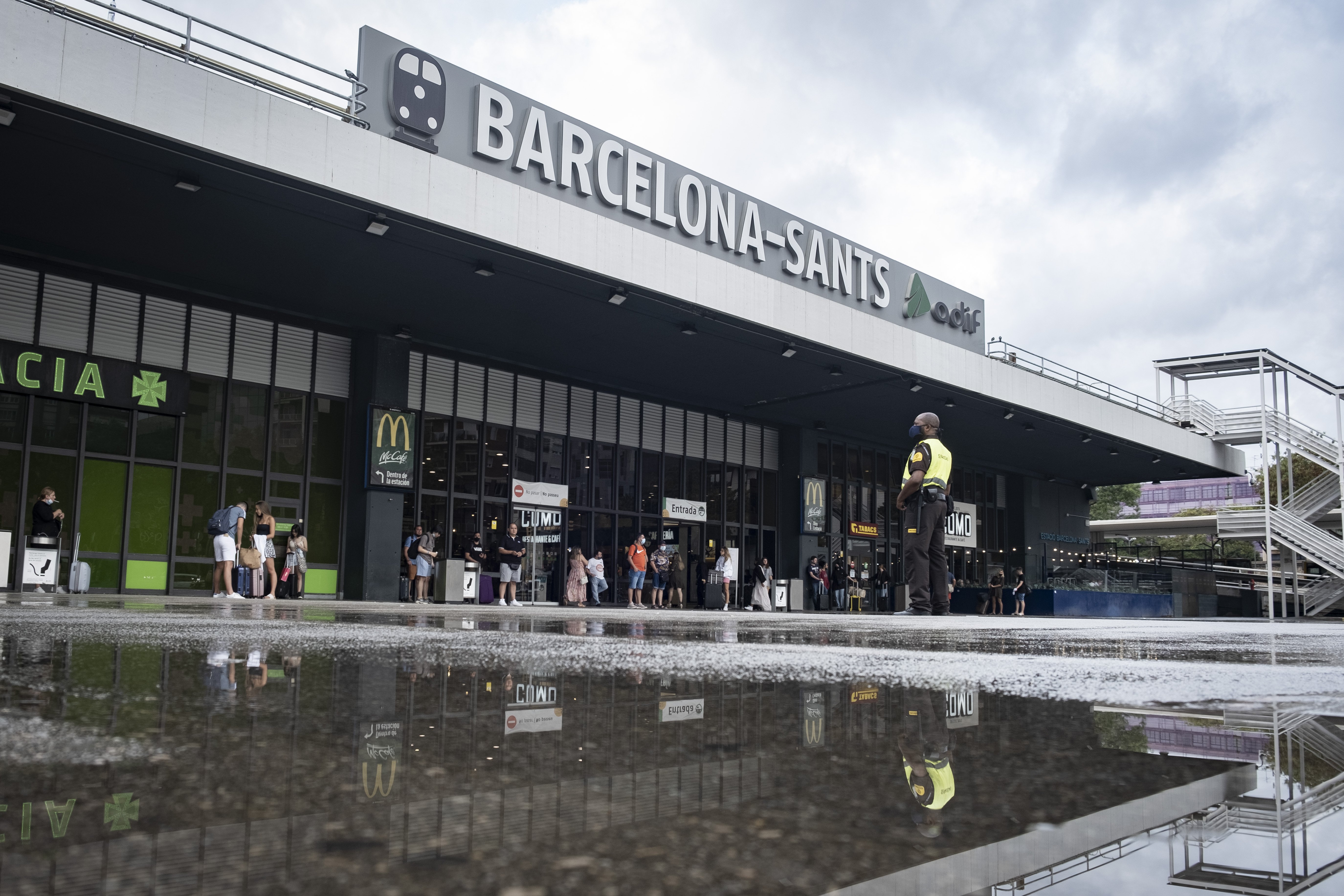 Estació de Sants, seguridad, prosegur, Barcelona   Carlos Baglietto
