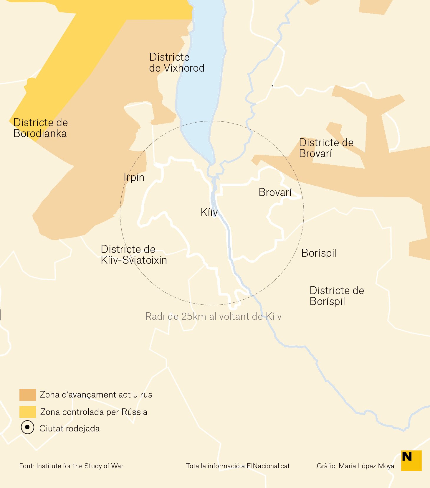 Mapa Kiev Guerra 23 març català   Maria López Moya