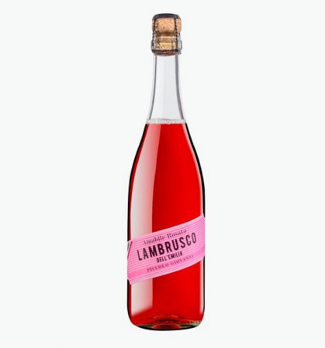 Lambrusco dell'Emilia rosado espumoso de Piccolo Giovanni1