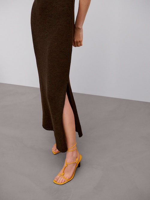 Vestit de punt amb obertura Vestit de punt amb obertura