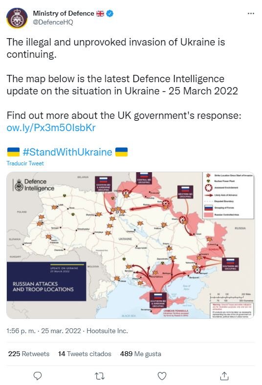Mapa Guerra Ucrania