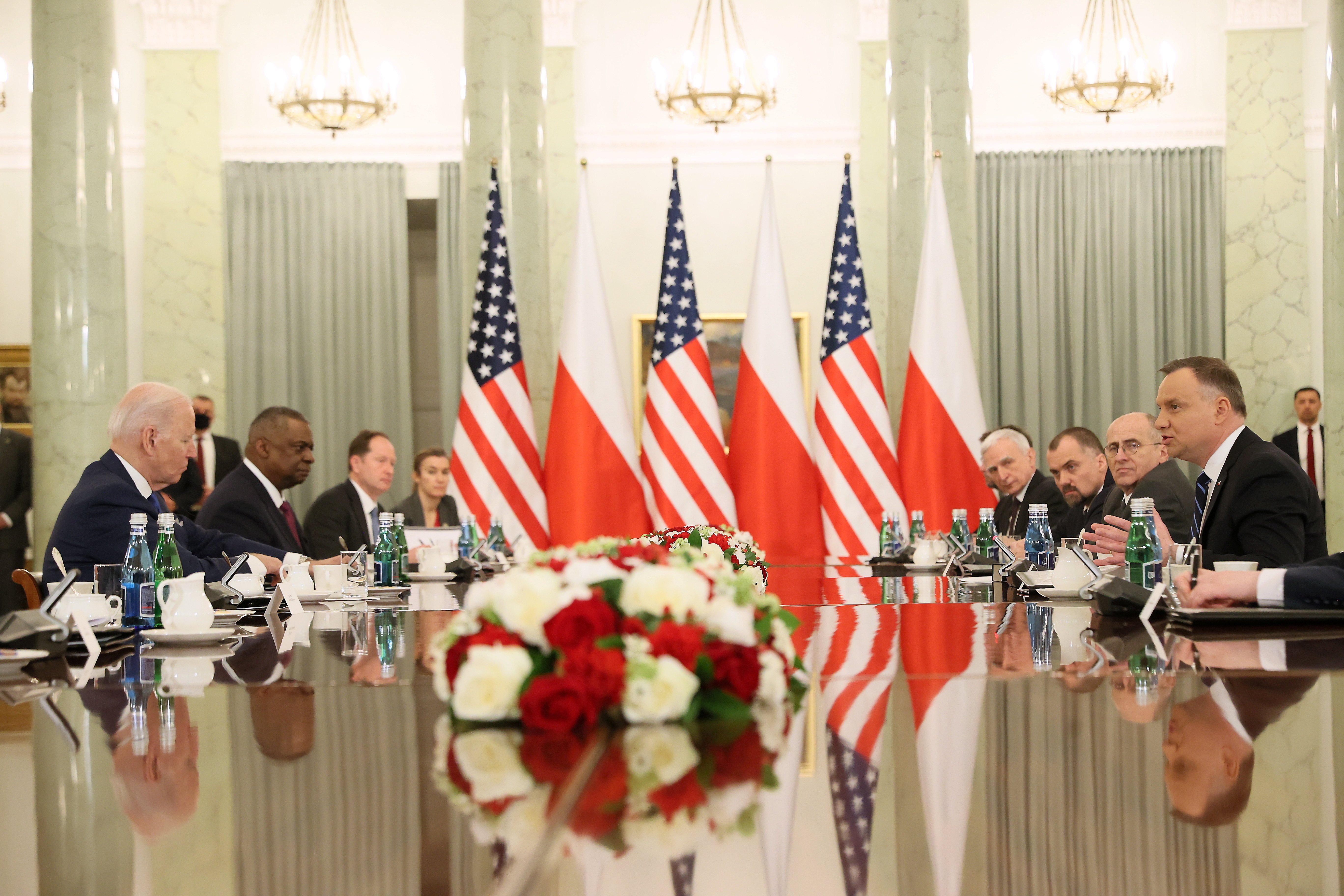 Biden i Duda EFE