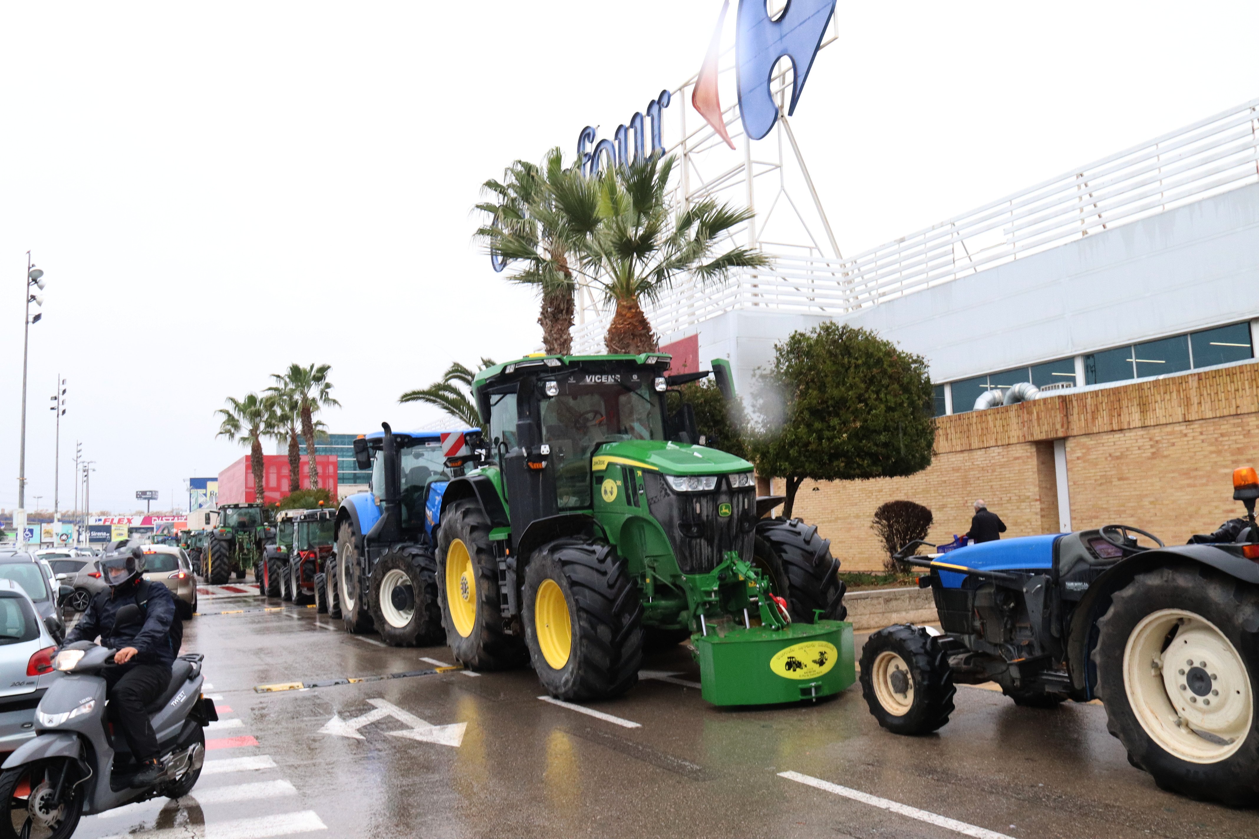 Protestas de los agricultores para exigir precios justos