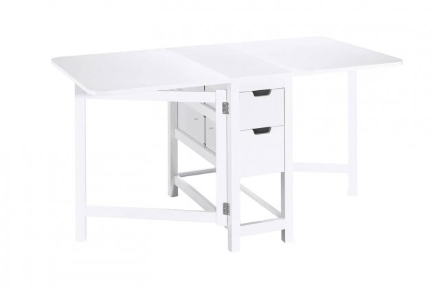 Mesa plegable con cajones