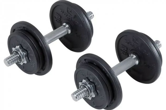 Equip|Joc manuelles|parelles musculació 20 kg de rosca