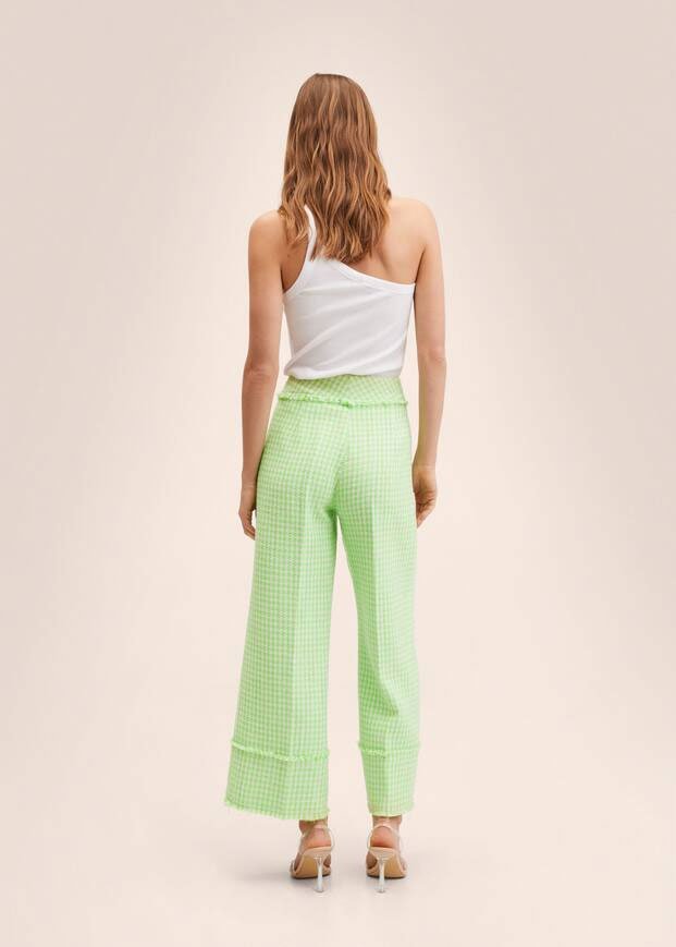 Pantalón culotte tweed