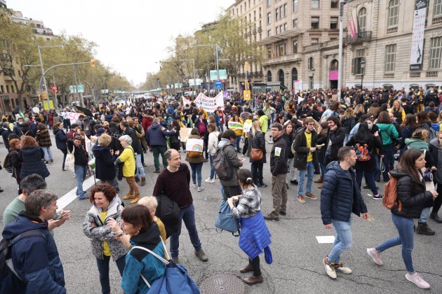 Manifestación maestros y profesores