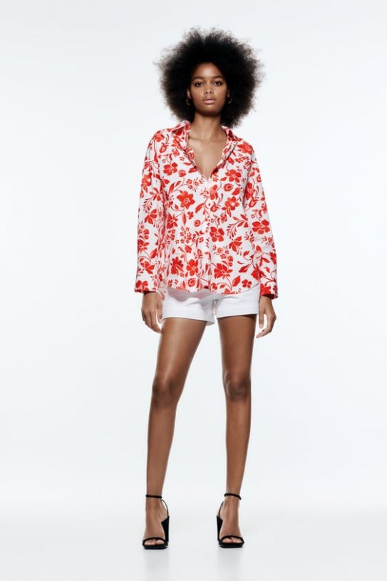 La camisa de estampado de Zara que elegirán las más y 'cool': 27,95 euros