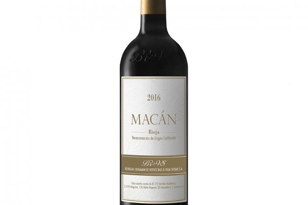 Vino tinto Macán 2016 Rioja de las bodegas Vega Sicilia