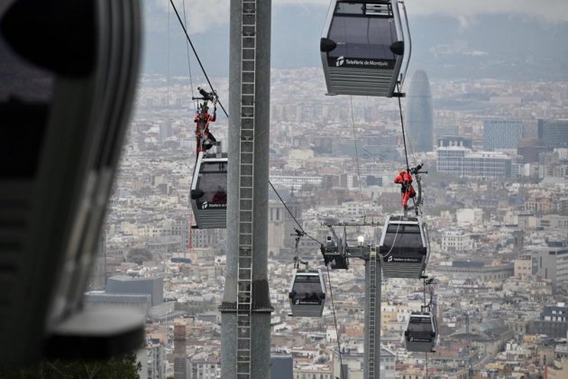 simulacro teleferico montjuic 2 ajbcn