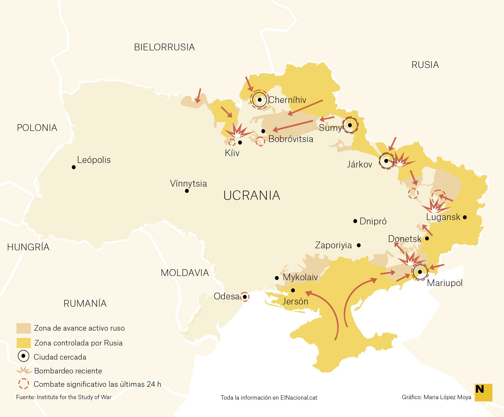 Mapa Ucraïna 30 març cas Maria López Moya