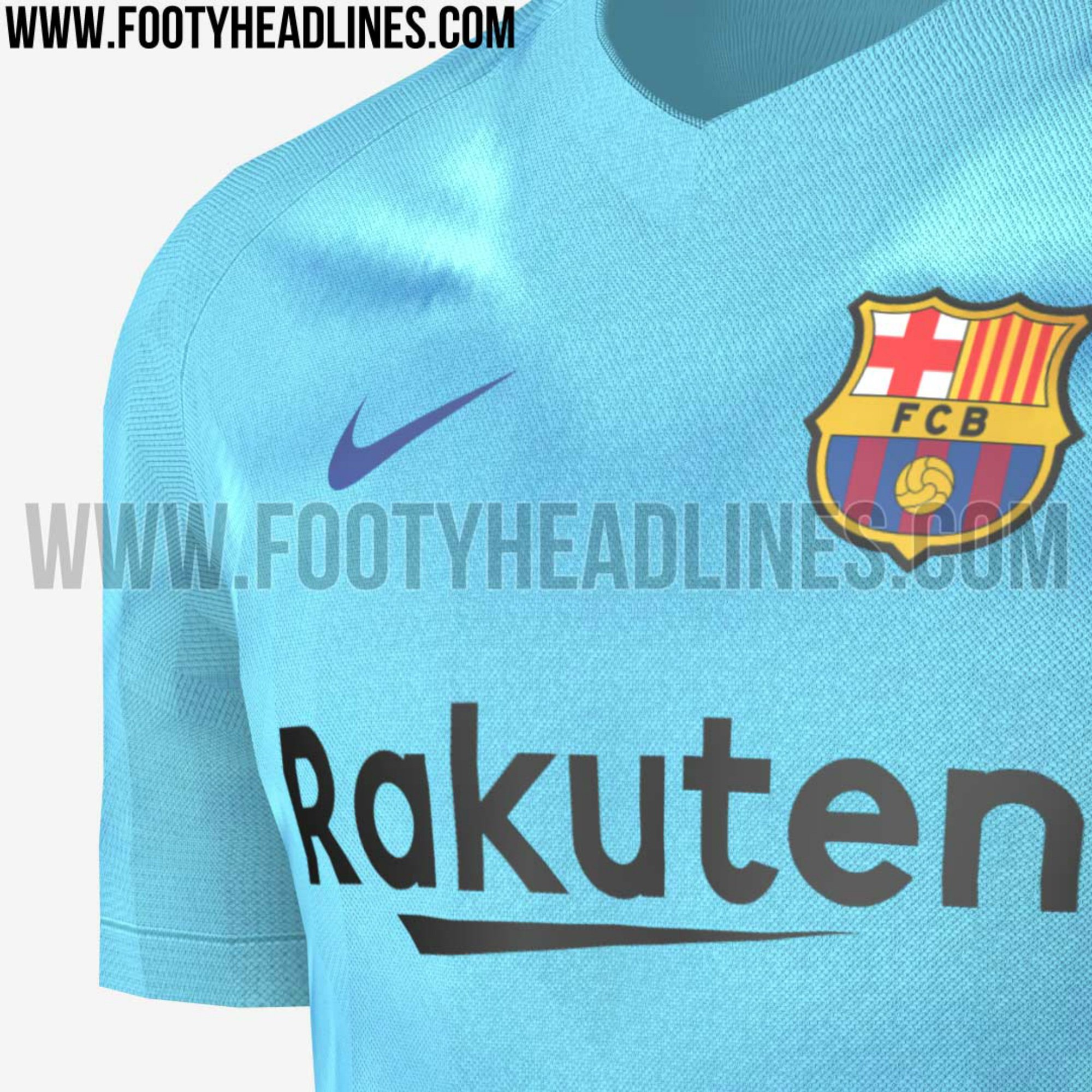 La segunda camiseta del Barça será de color azul