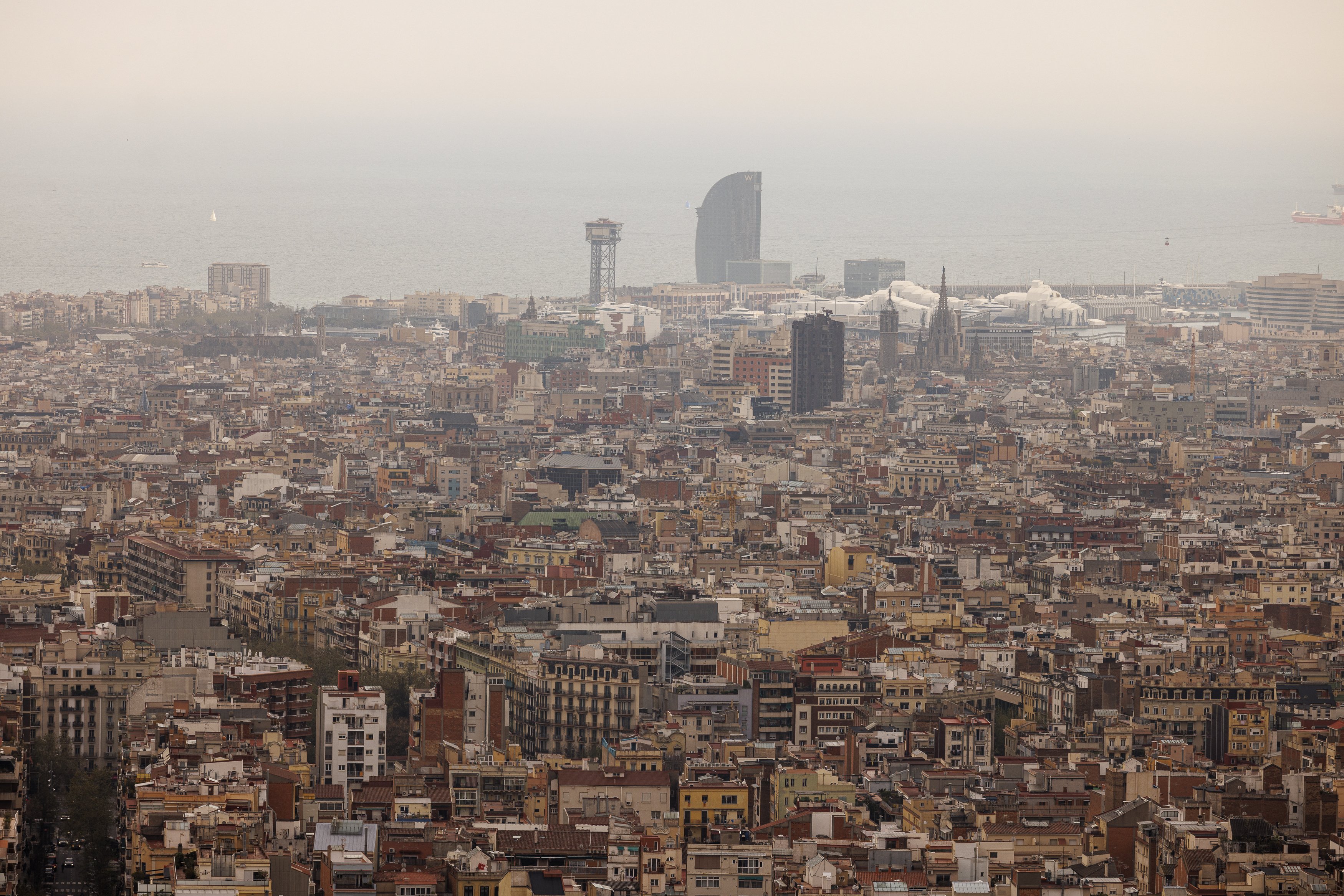 Mirador Joan Sales vistas Barcelona edificios pisos alquiler viviendas hotel vela W - Sergi Alcazar