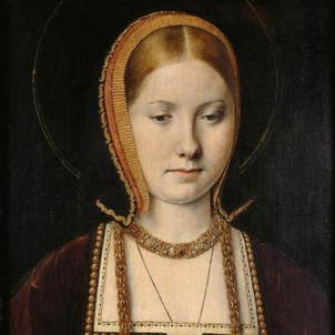 Caterina d'Aragó enviuda i es perfila com la primera ambaixadora de la història. Retrat de Caterina d'Aragó (1502). Font Kunsthistorisches Museum. Viena