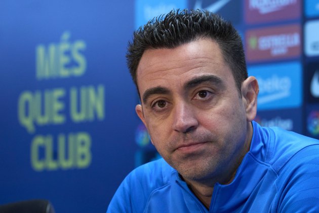 xavi hernandez roda de premsa fcbarcelona EFE