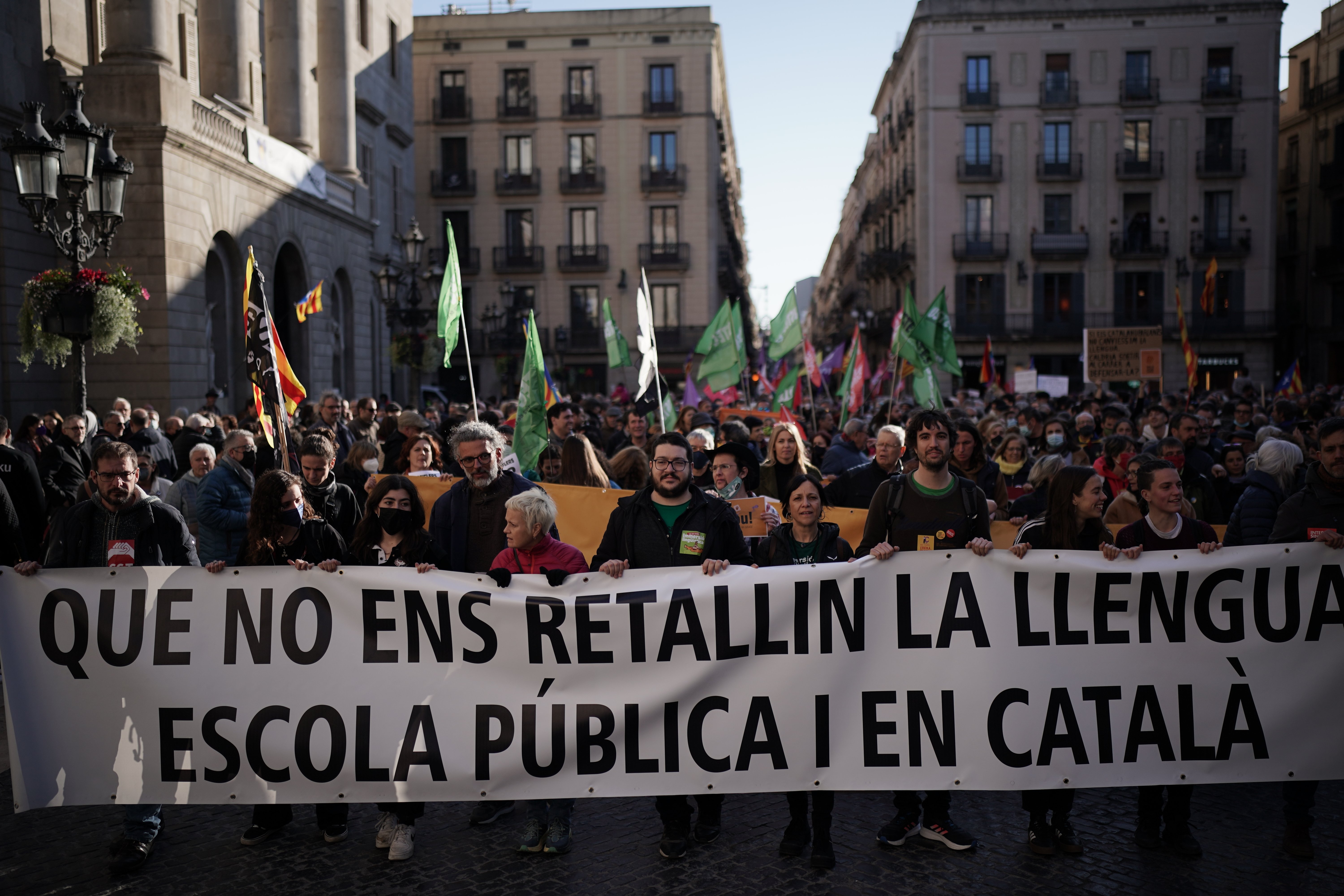 El TSJC rebutja per segon cop que la Guàrdia Civil es personi en l'execució del 25% de castellà