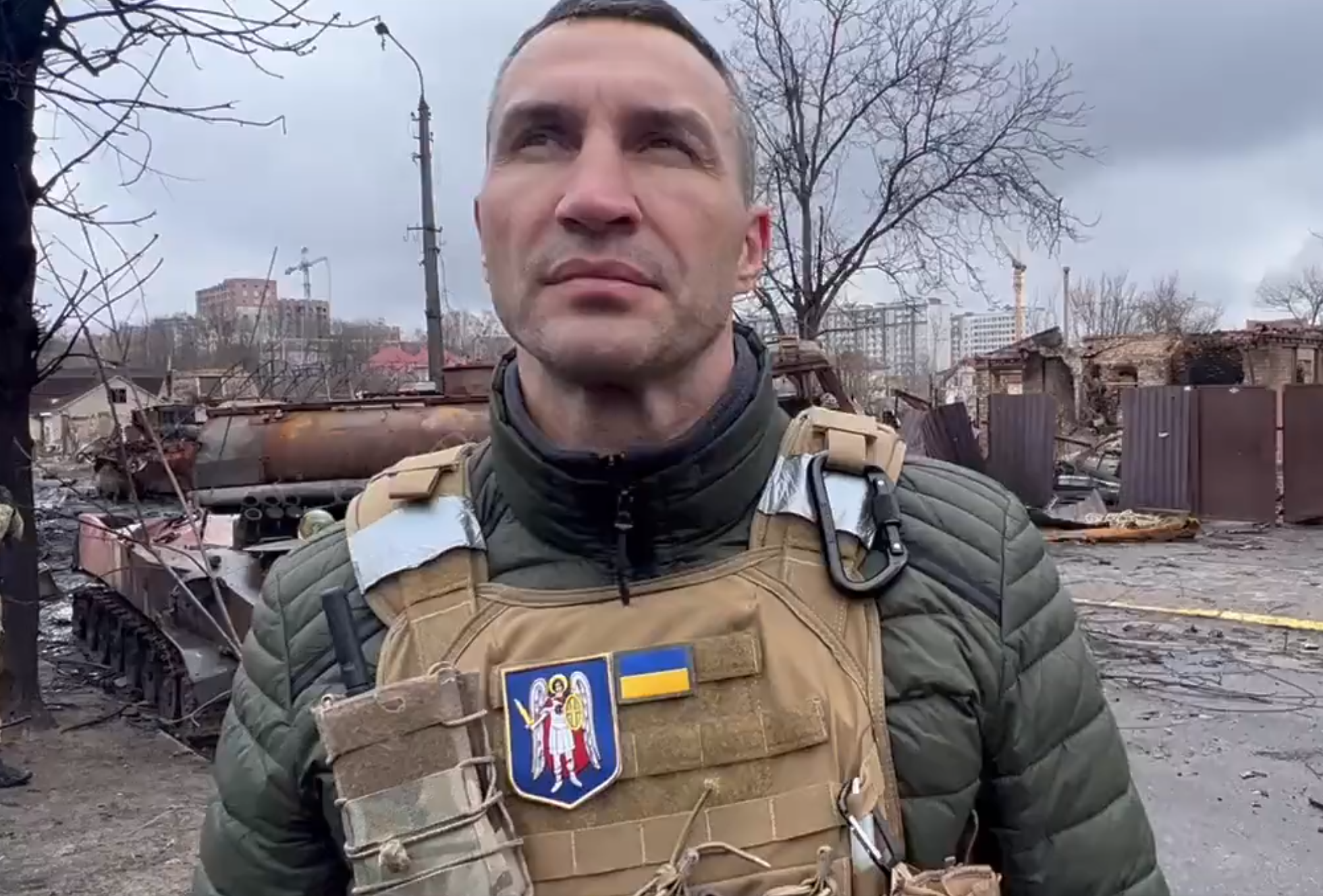 Quin arcàngel porten a l'armilla antibales alguns dirigents ucraïnesos?