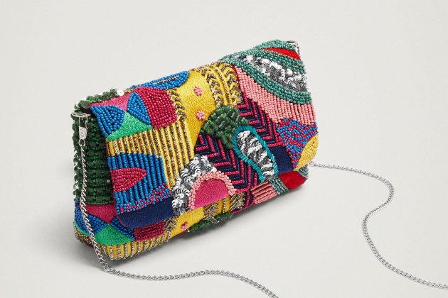 Bolso bandolera de fiesta con abalorios1