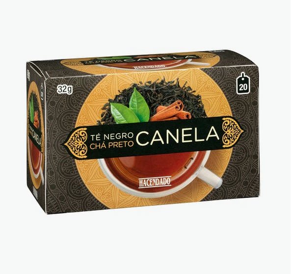 Té negro con canela de Hacendado