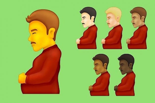 Emoji hombre embarazado