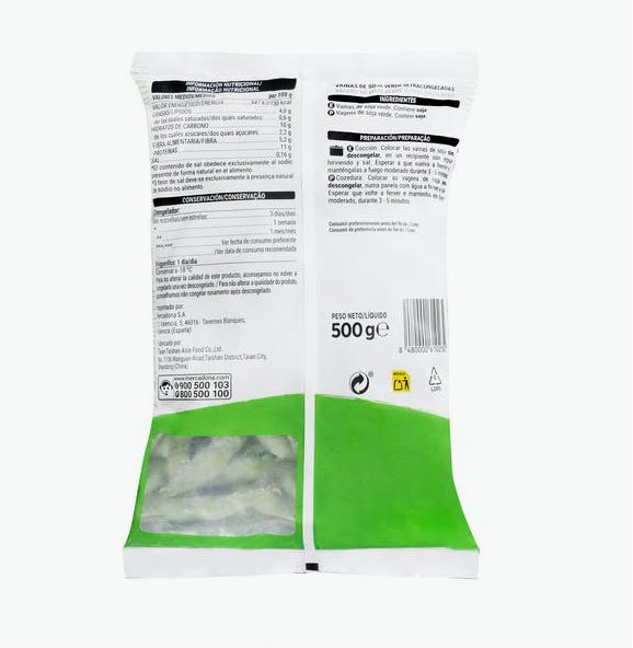 Edamame soja verde de Hacendado