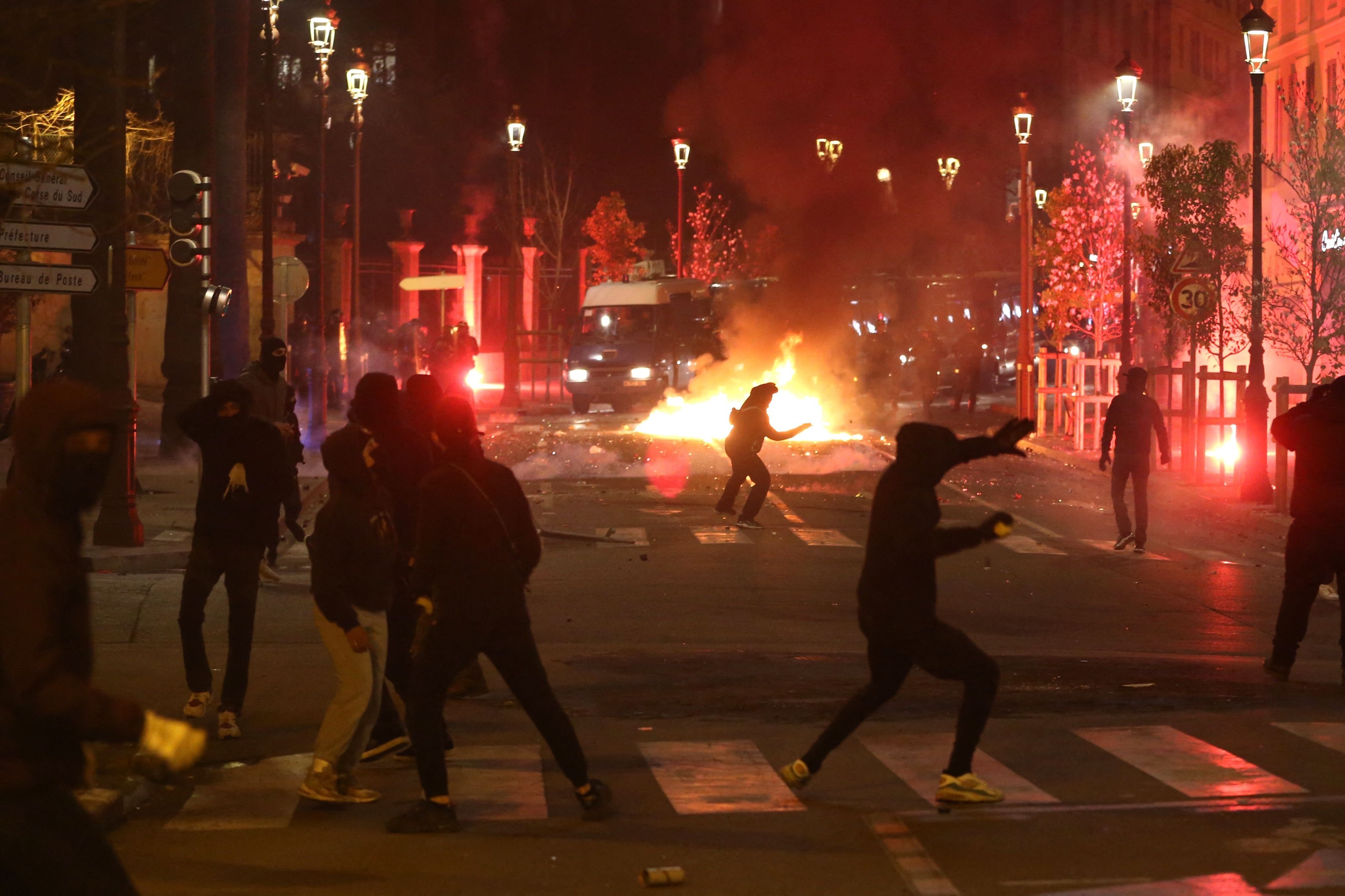EuropaPress disturbios protesta ajaccio corcega