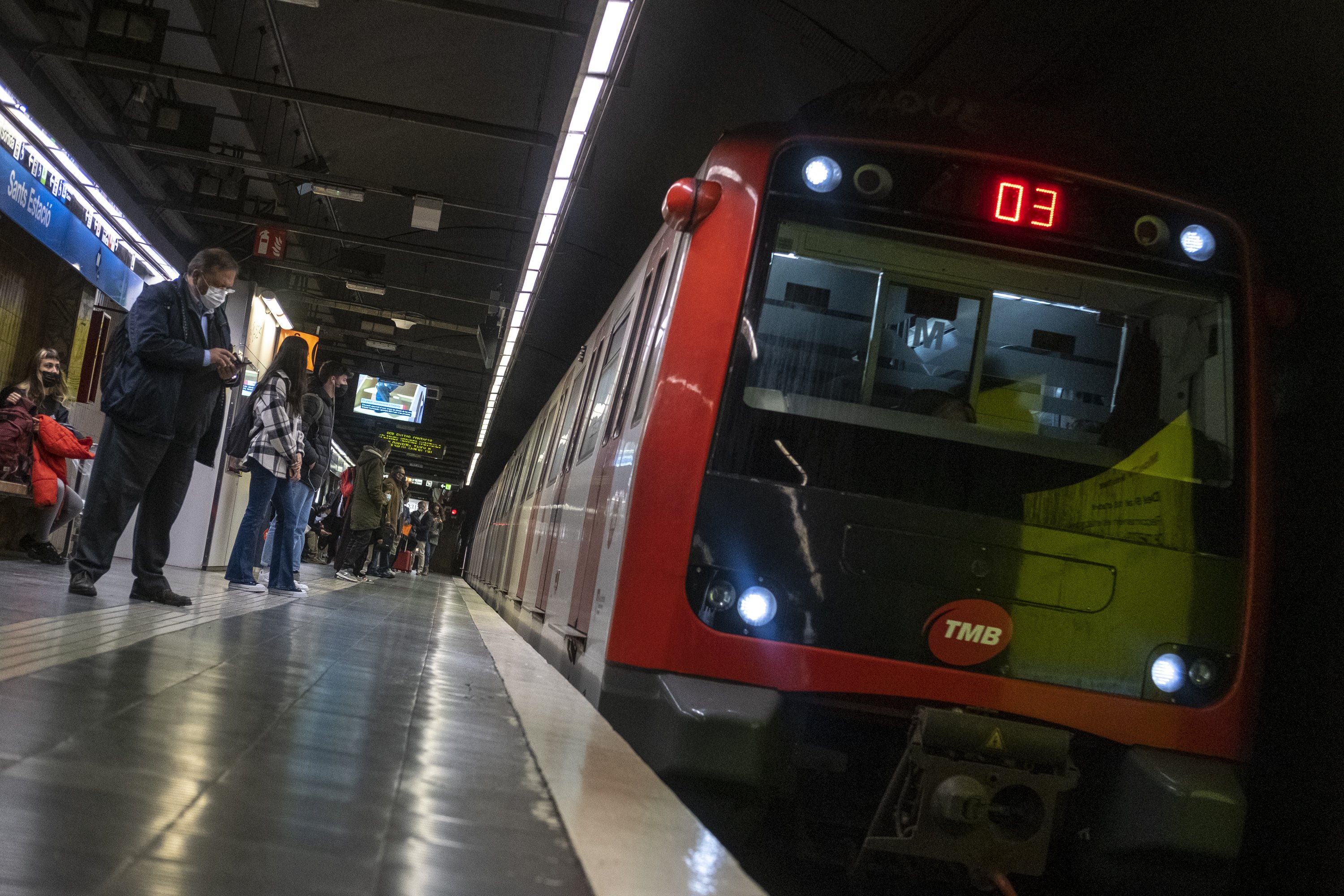 Obres linea L5 metro TMB estació Diagonal fins Vilapicina Sants Carlos Baglietto