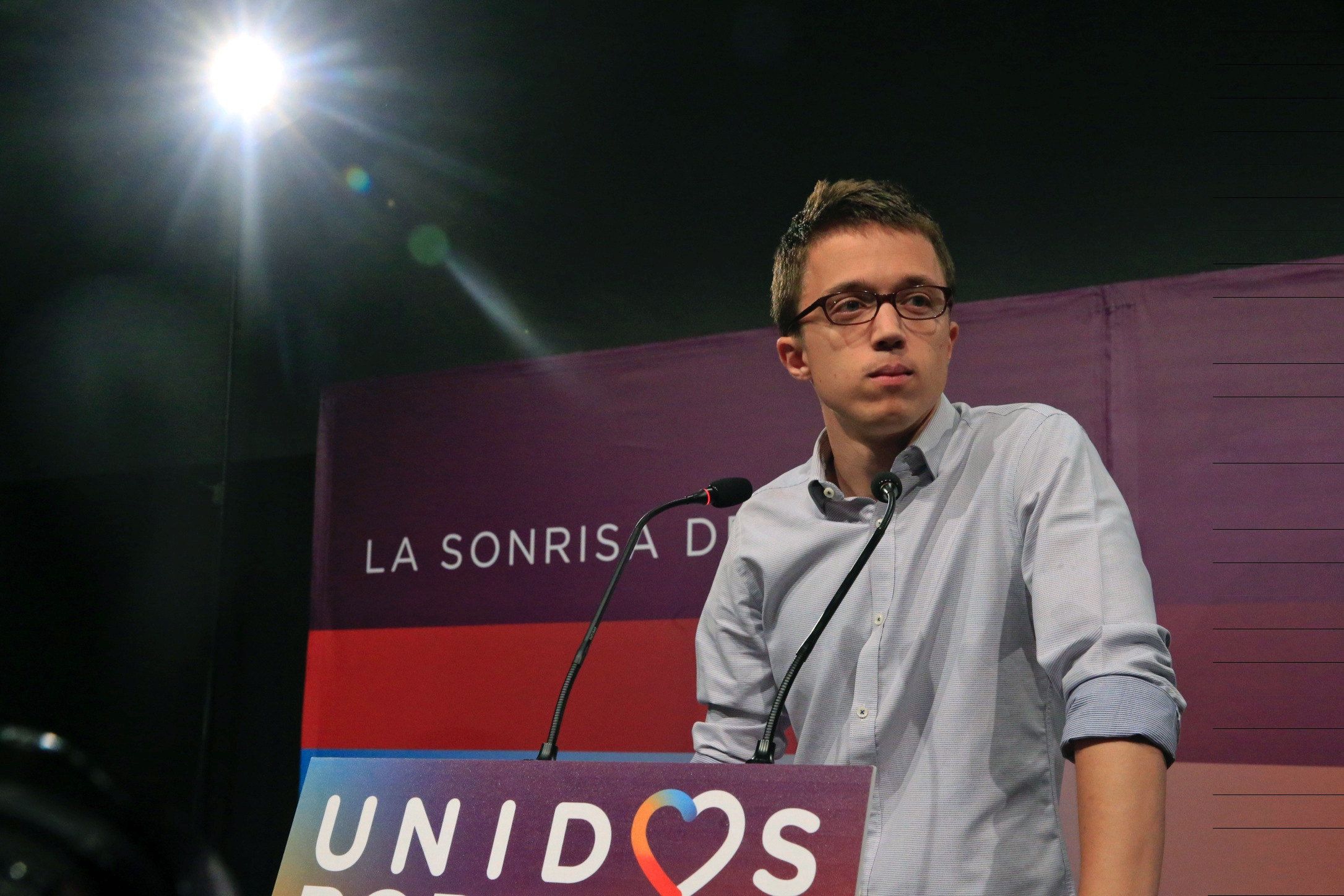 Errejón discrepa d'Iglesias sobre la confluència amb IU