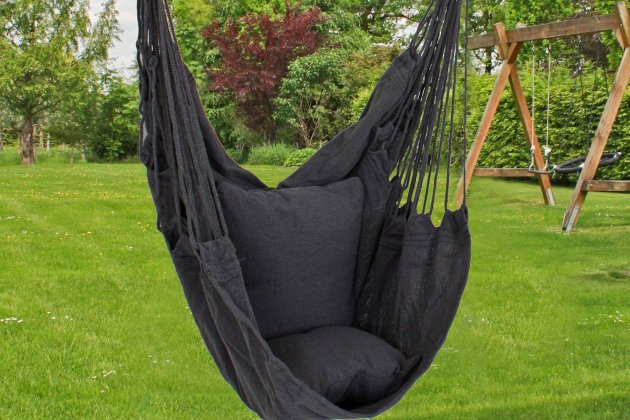 Silla colgante con 2 cojines de Garden Pleasure 2